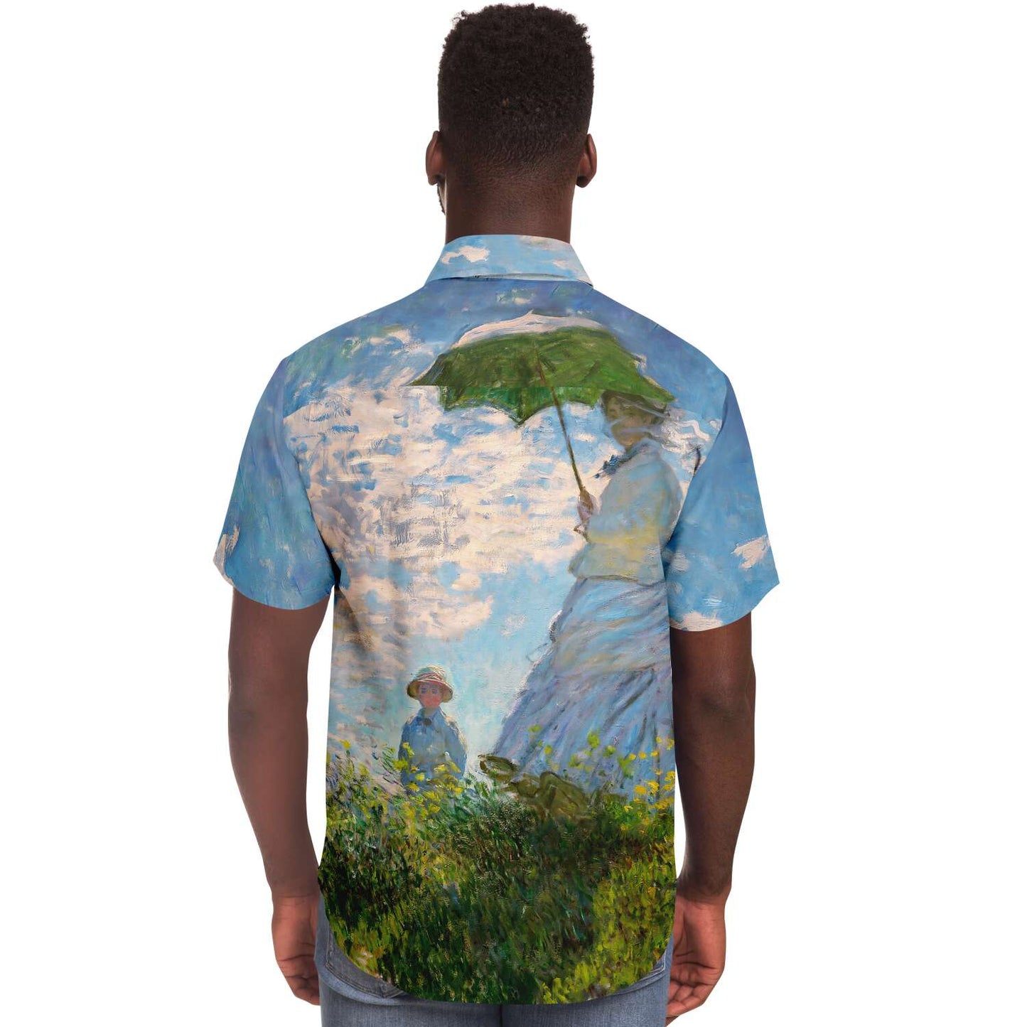 MONET Woman with a Parasol Buttoned Shirt