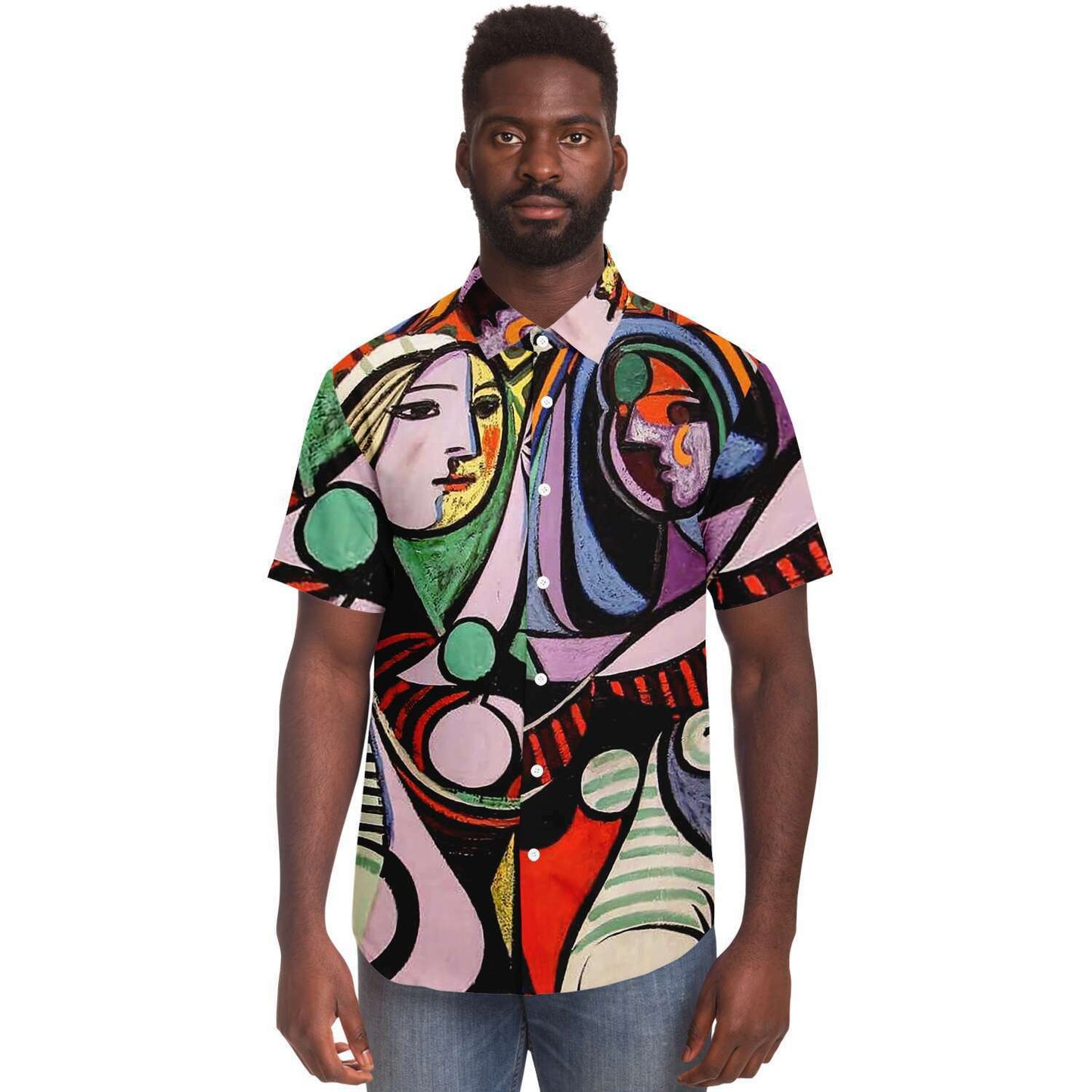 Picasso Girl before a Mirror  BUTTONED SHIRT