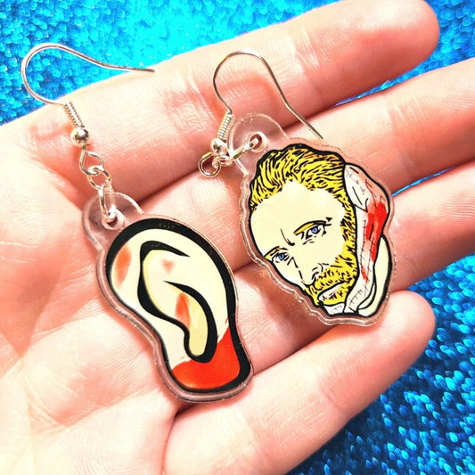 Van Gogh Acrylic Earrings
