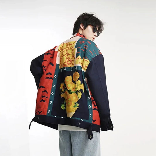 Van Gogh Sunflowers Vest Jacket